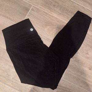 Size 6 black lululemon align leggings